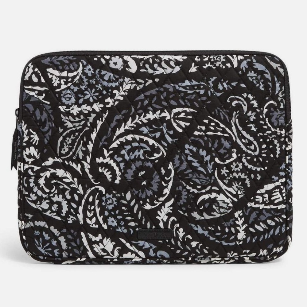 NEW Vera Bradley Y2K padded tablet sleeve travel paisley noir work school